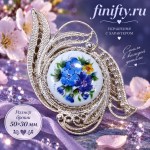 Брошки купить финифть